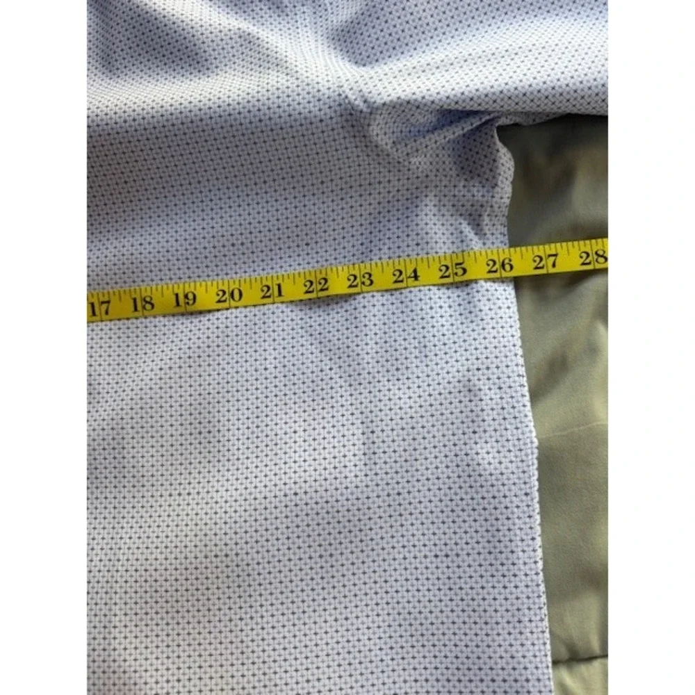 BANANA REPUBLIC Mens XL Wrinkle Resistant Standard Ft Cross Star Dot Dress Shirt